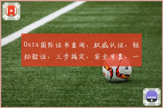 Osta国际证书查询，权威认证，轻松验证，三步搞定，安全可靠，一查便知，放心使用，服务至上。